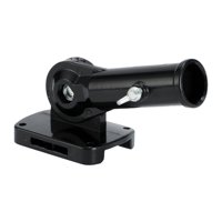 Magideal - Soporte Para Asta De Bandera, Montaje En Pared, Herrajes Metálicos, Ajustable, Premium, Accesorios, Soporte De Montaje Estable, Soporte Para Asta De B Negro