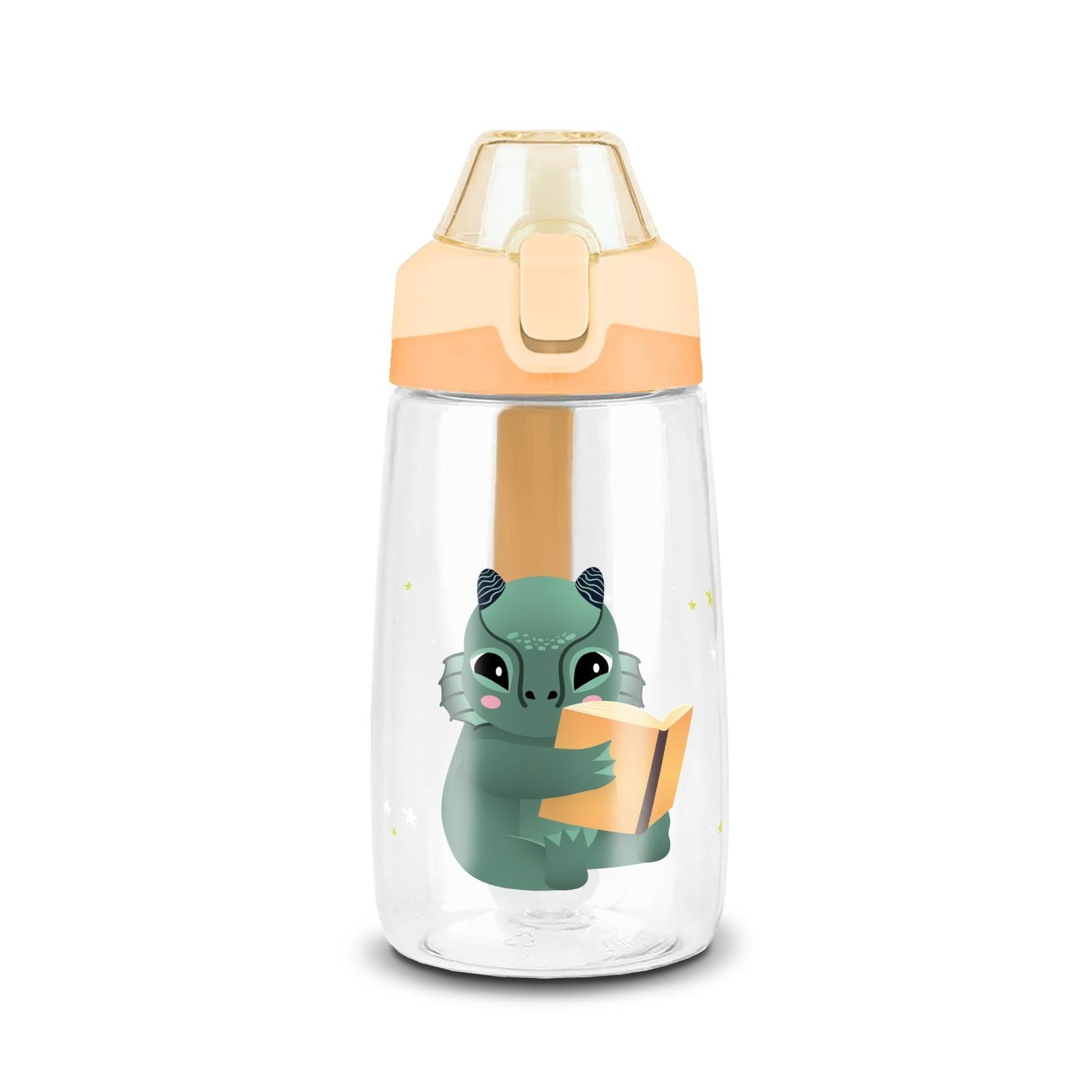 Genérico - Botella Infantil Plástico 500 Ml Coral Naranja