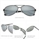 thumbnail image 3 of Gafas Aviador ZENOTTIC Polarizadas Lente 60 mm Fibra de Carbono, 3 of 3