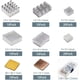 thumbnail image 2 of Kit de disipador térmico Pastall 100 unidades con cinta adhesiva para Raspberry Pi, 2 of 5