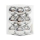 thumbnail image 1 of Pack 12 Esferas Navidad Bambalinas 6cm Adornos Para Arbolito PLATEADO, 1 of 4