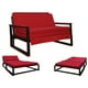 thumbnail image 2 of Futon Metalico Folk 1.5 plaza "Rojo", 2 of 2