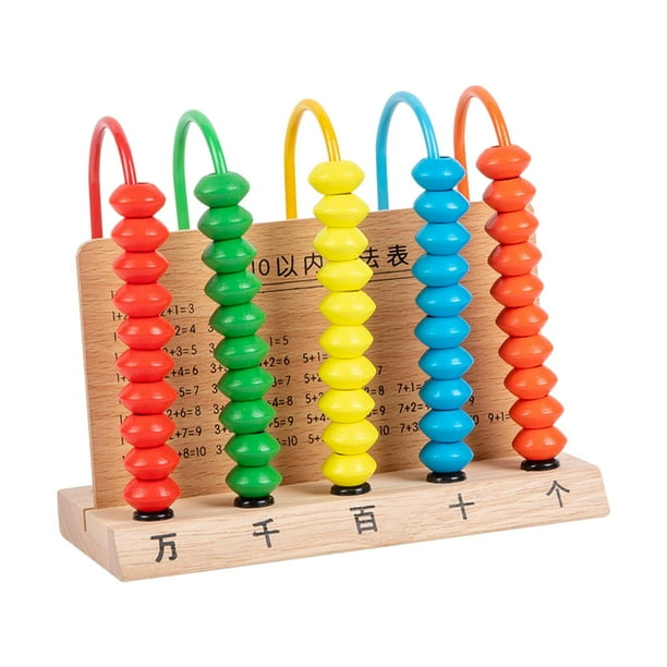 Ábaco De Madera Para Contar Matemáticas, ábaco De Cuentas Para Niños En ...