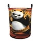 thumbnail image 1 of Franquicia de Kung Fu Panda Cesta de lavandería de gran capacidad redonda con asa, bolsa para ropa sucia plegable, almacenamiento para dormitorio, baño y lavadero 44x35 cm, 1 of 6