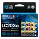 thumbnail image 1 of Cartuchos de tinta E-Z Ink LC203XL compatibles con Brother LC203 XL, 1 of 7