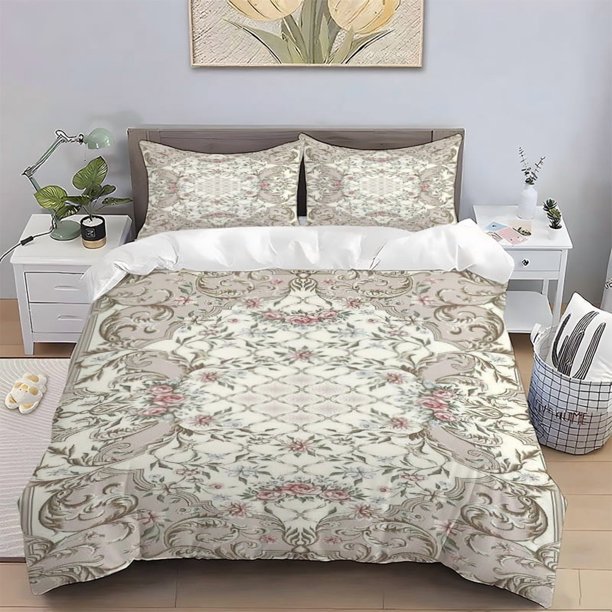 3pcs Digital Printed Polyester Bedding Set | Soft Breathable