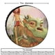 thumbnail image 2 of Jane y el dragón Funda para neumático de repuesto de tela Oxford - Tela Oxford 71CM, 2 of 6