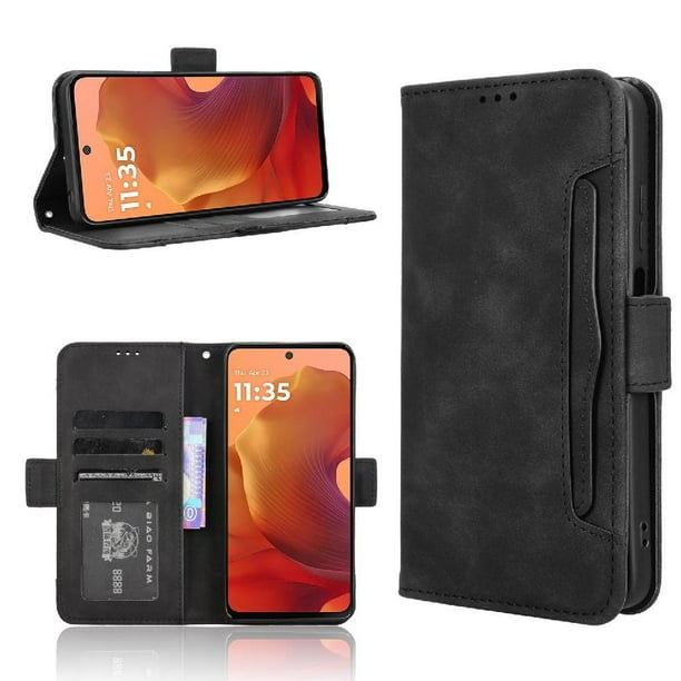 Funda Tipo Billetera FOXDOCK para Motorola MOTO G15 Power 4G – Tapa Flip con Tarjetero