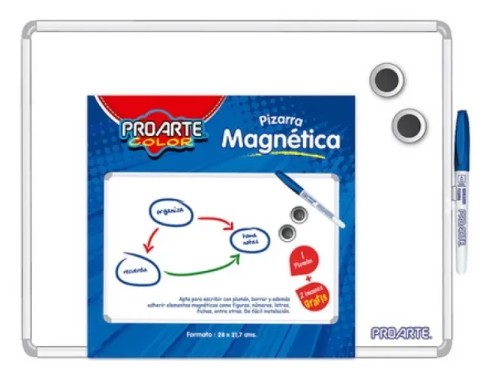 Proarte - Pizarra Blanca 28 X 22 Cm Magnetica