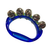 Magideal - Tambor De Percusión De Mano, Campanas De Pandereta De Mano, Juguetes De Instrumentos Musicales Sonajero, Mini Pandereta Para Adolescentes De Jardín De Azul