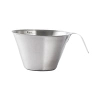 Magideal - Taza De Café Espresso Pequeña De 100 Ml, Barra De Acero Inoxidable, Tazas Para Bebidas, Taza Medidora Con Taza De Café Graduada, Jigger De Onzas Para