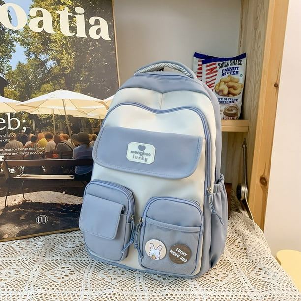 2024 Cute Capybara Schoolbag Large Capacity Adjustable Strap Versatile Backpack Waterproof Computer Bag Student