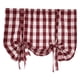 thumbnail image 1 of Buffalo Check Tie Up Cortina Vichy Tie Up Tonos Decoración Rojo 60x120cm, 1 of 5