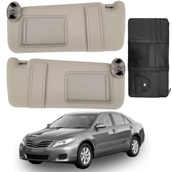 Parasoles Dimeani para Toyota Camry 2007-2011, beige, 2 piezas