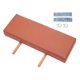 thumbnail image 1 of Extensor De Longitud Para Mesa De Masaje, Inserto Simple, Cubierta Universal De PU, Almohadilla De Extensión, Color Rojo Y Marrón, 1 of 5