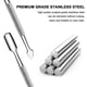 thumbnail image 5 of Empujador de Cutículas HOFASON 12,5 cm Acero Inoxidable - Pack de 2, 5 of 6