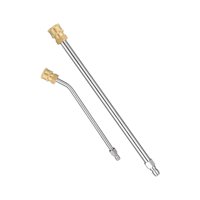 Magideal - 2 Piezas Varillas De Extensión De Lavadora A Presión Varilla Extendida De Lavadora 4000 Psi Varilla Recta De Conexión Rápida De Latón Resistente Varil