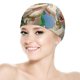 thumbnail image 5 of ALF: La serie animada Gorro de Natación de Licra, Gorro de Baño de Tela Cómoda, Gorro Elástico Antideslizante para Hombres, Mujeres y Niños, 5 of 6