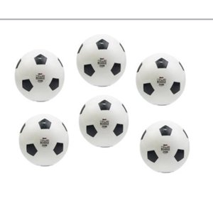 Vipnetwork - Set 6 Pelotas Inflable Diseño Futbol - Color Blanco