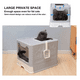 thumbnail image 4 of Arenero Cerrado Gatos Cupula Baño Sanitario Xl Base Movil, 4 of 5