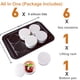 thumbnail image 3 of Set para hacer Creme Brulee, juego de moldes PLSFIT con 6 tapas, 180 ml, 3 of 8
