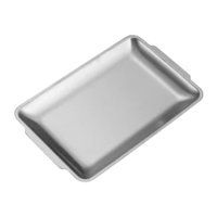 Magideal - Servicio De Alimentos De Acero Inoxidable Servicio De Bandeja Mate Servicio De La Bandeja Multipropósito Multipropósito La Bandeja Del Organizador De 22Cmx14Cm