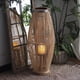 thumbnail image 2 of Candelabro De Bambu Natural Porta Vela Nordico Farol 60 CM, 2 of 7