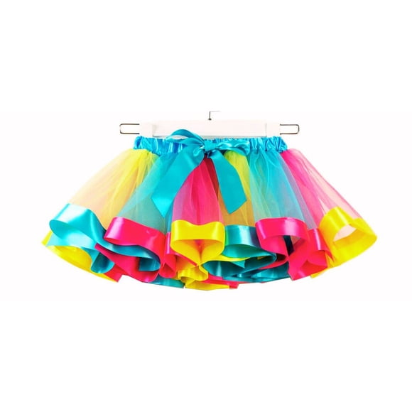Falda Tutu Hermosos Colores Para Niñas