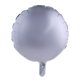 thumbnail image 1 of Globo de aluminio circular, 45 x 45 cm, plata mate, divertido, a la moda estadounidense, 1 of 1