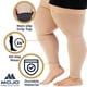 thumbnail image 4 of Calcetines de compresión Mojo con mangas hasta los muslos, 4XL, beige, A609BE7, 4 of 9