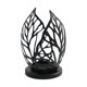 thumbnail image 3 of Portavelas De Hoja, Decoración De San Valentín, Candelabro, Centro De Mesa Para Decoración De Fiesta, Negro, 3 of 5