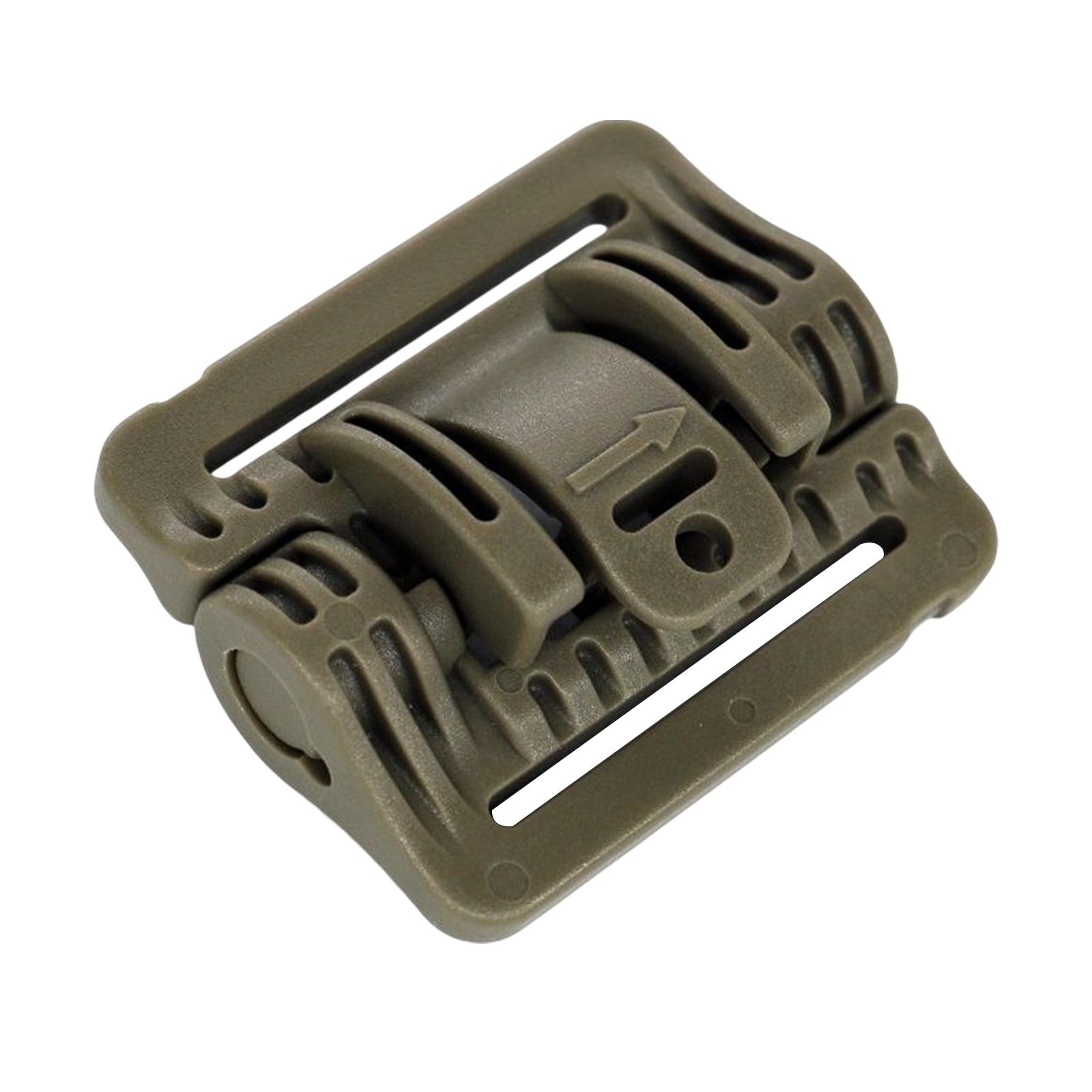 Magideal - Hebilla De Liberación Rápida De Chaleco Para Correa De 1,5 Pulgadas, Desconexión Rápida Para Portaplacas, Accesorios De Chaleco De , Resistente Al , Corto Verde