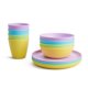thumbnail image 2 of Utensilio para alimentación Set De Platos y Bowls 16 Piezas Rosado, 2 of 4