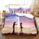 thumbnail image 1 of Sword Art Online Anime Quilt Duvet Cover Set Doona Cover Bedding Pillowcase3-Piece Bedding Set, 1 of 5