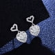 thumbnail image 4 of Aretes de Moissanita 2cttw para Mujer Color D Claridad VVS1 Aretes Colgantes de Diamante Aretes de Boda de Plata Esterlina 925 para Novias Dama de Honor con Certificado, 4 of 9