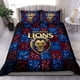 thumbnail image 1 of Brisbane Lions Duvet Cover AFL Bedding Set Doulbe Queen Kid Men Gift 3-Piece Bedding Set, 1 of 5