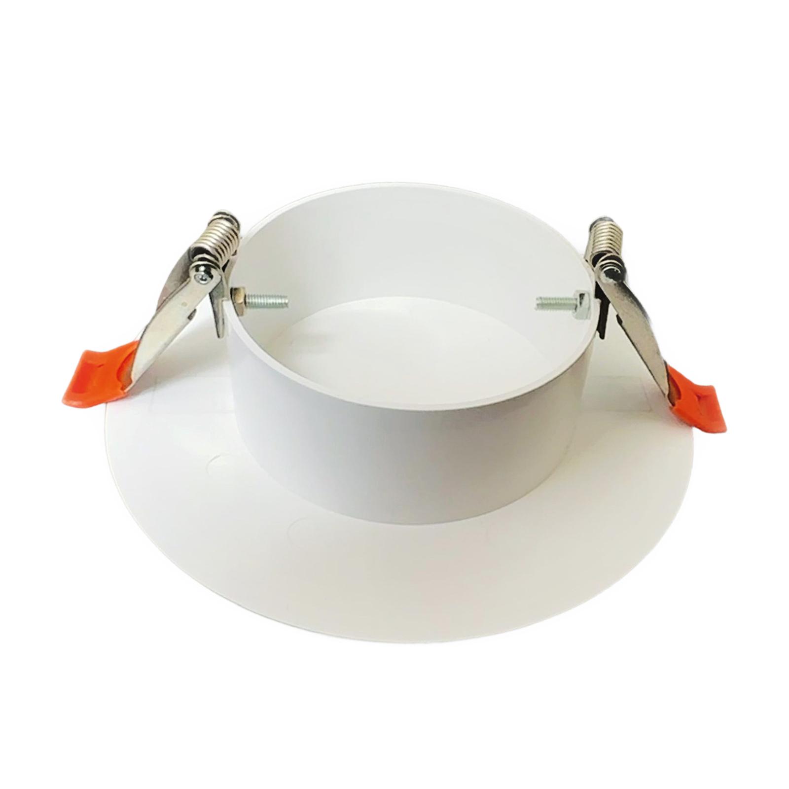 Magideal - Cubierta De Orificio De Techo Diseño De Clip De Placa Redonda Accesorios De Montaje En Pared Plástico Compacto Adecuado Para Renovación Del Hogar Repa M