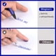thumbnail image 4 of Bolígrafos De Gel Azul Punta Fina Antimanchas Con Clic Retráctiles Paquete De 50 Unida, 4 of 7