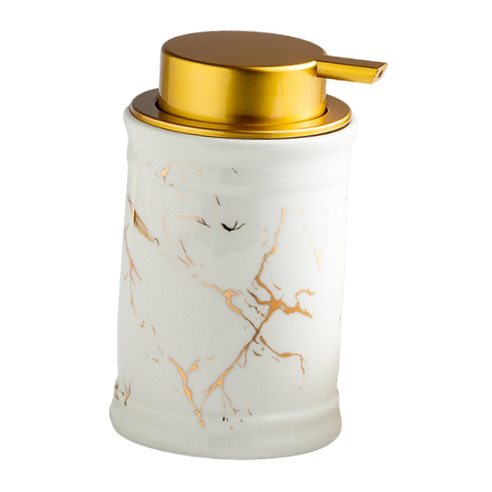 Bothyi - Dispensador De Jabón De Espuma Bomba De Espuma Contenedor De Jabón Para El Centro De Marco De Centro Comercial De Compras Familiares Patrón De Mármol