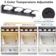thumbnail image 2 of Luz Vanity LED GOODATE 4 Luces Negra 3 Colores Regulable, 2 of 3
