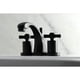 thumbnail image 4 of Grifo Kingston Brass KS4940ZX, ancho, 8 pulgadas, negro mate, 4 of 5