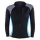 thumbnail image 3 of Chaqueta De Traje De Neopreno Para Mujer, Parte Superior Con Cremallera Frontal Para Buceo, Natación, XXL, Azul, 3 of 5