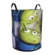 thumbnail image 2 of Alienígenas de Pizza Planet Cesta de lavandería de gran capacidad redonda con asa, bolsa para ropa sucia plegable, almacenamiento para dormitorio, baño y lavadero 44x35 cm, 2 of 6