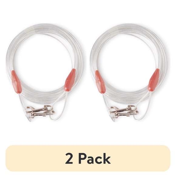 Cable Amarre Perro Vibrant Life 25ft Reflectante 2 Pack