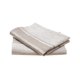 thumbnail image 1 of Toalla LINENVIBE de Lino Paquete de 2 - 265 GSM Rayas Marrón Claro, 1 of 7