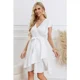 thumbnail image 2 of Vestido Corto Mujer Manga Corta Casual Eventos Cuello V 3332, 2 of 3