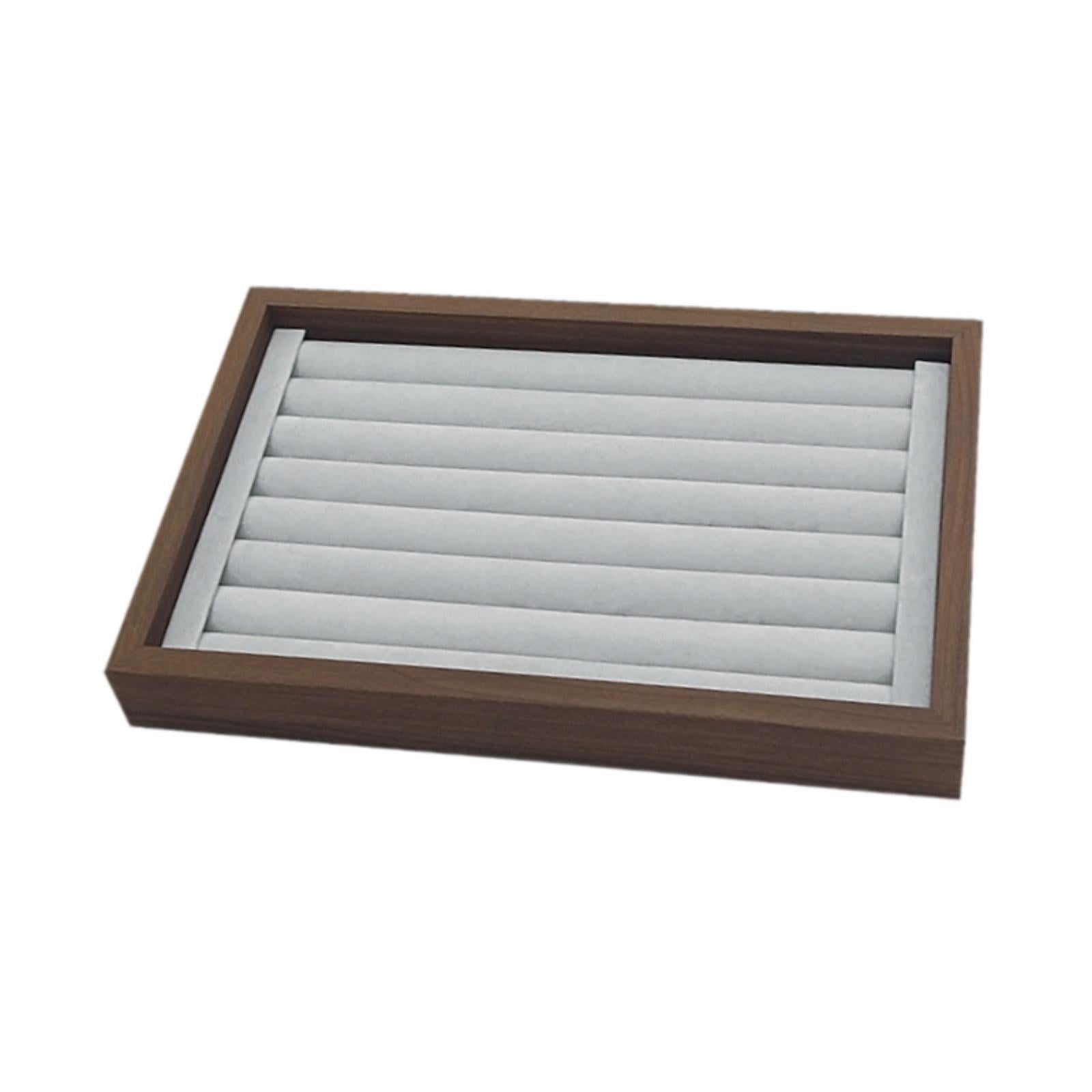 Magideal - Anillos Bandeja De Joyas De Joyas De Joyería Pantalla De Joyas Organizador De Cajones De Joyería Organizador De Joyería De Joyería Para La Tienda Para