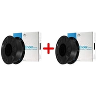 Ender - Pack 2 X Filamento 3D Pla Negro 1Kg | Filamentos