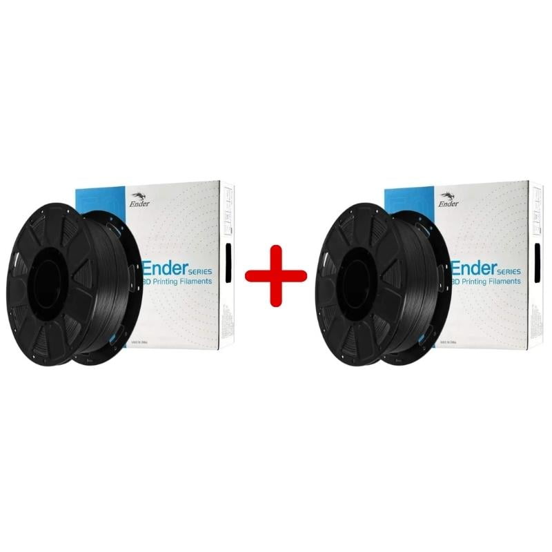 Ender - Pack 2 X Filamento 3d Pla Negro 1kg | Filamentos