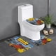 thumbnail image 1 of Juego de Alfombras de Baño Bob El Constructor Terciopelo Coral 3 Piezas, 1 of 6